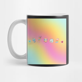 Pink Pastel Sweet Graving Mug